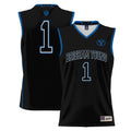 Male #1 Black BYU Cougars Lightweight Basketball Jersey