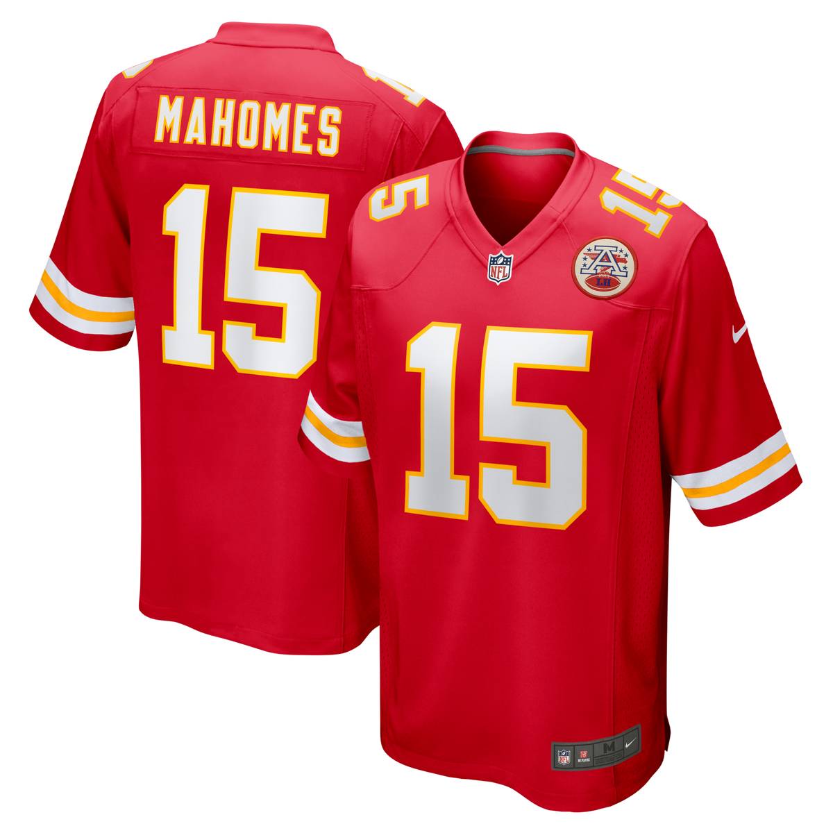 Kansas City Chiefs Patrick Mahomes Red Game Football Jersey