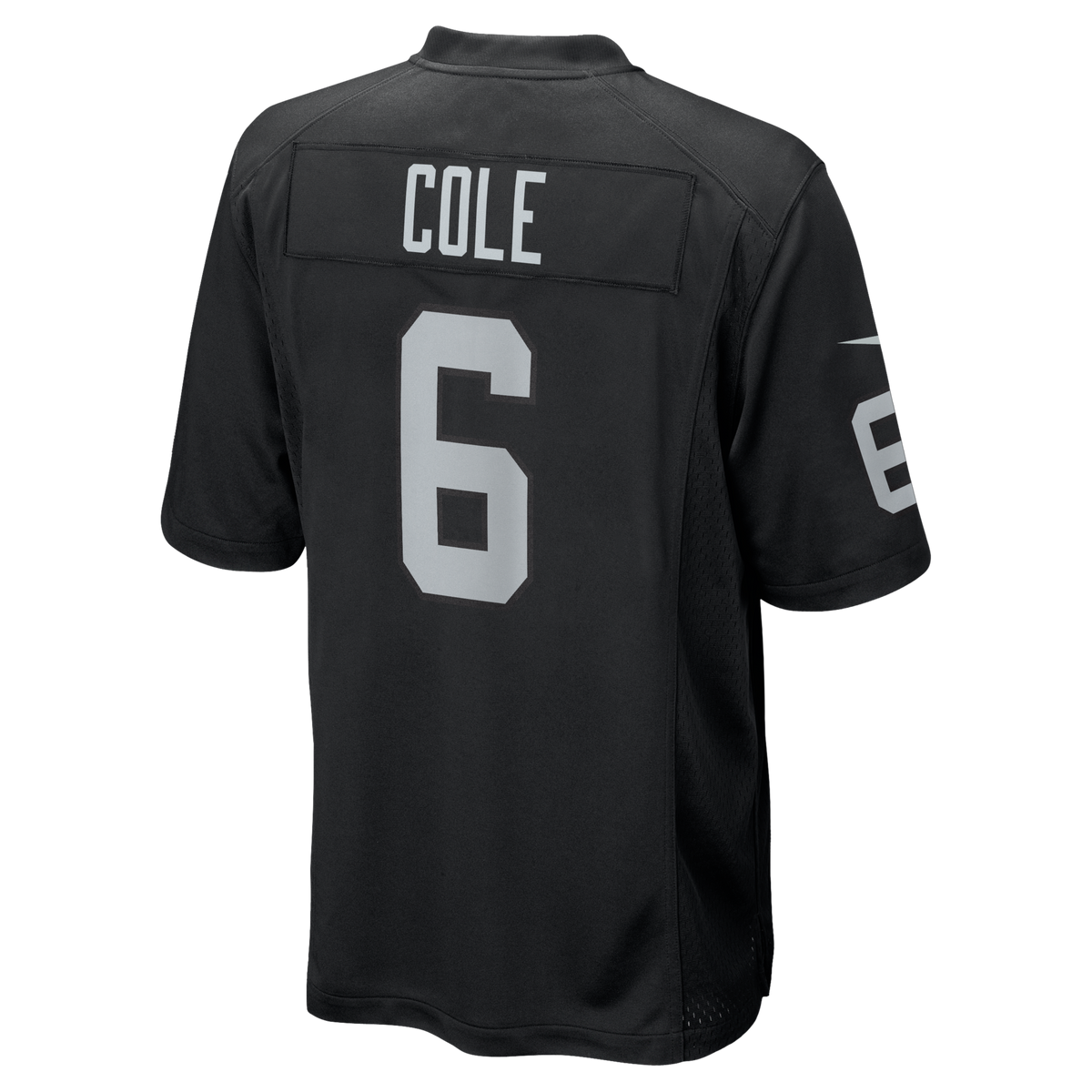Las Vegas Raiders AJ Cole Black Game Football Jersey