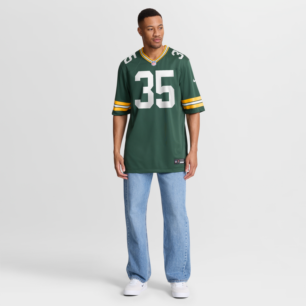 Green Bay Packers Lucas Havrisik Green Team Game Football Jersey