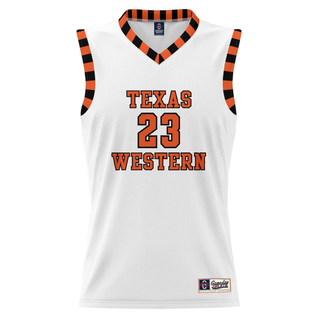 UTEP Miners Throwback Basketball Jersey - White