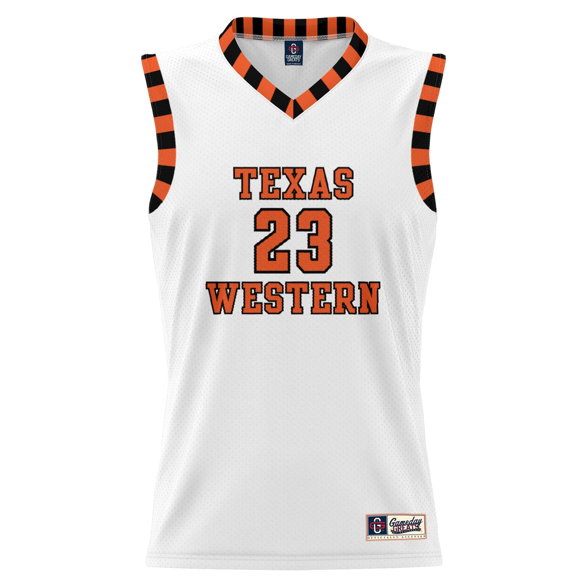 UTEP Miners Throwback Basketball Jersey - White