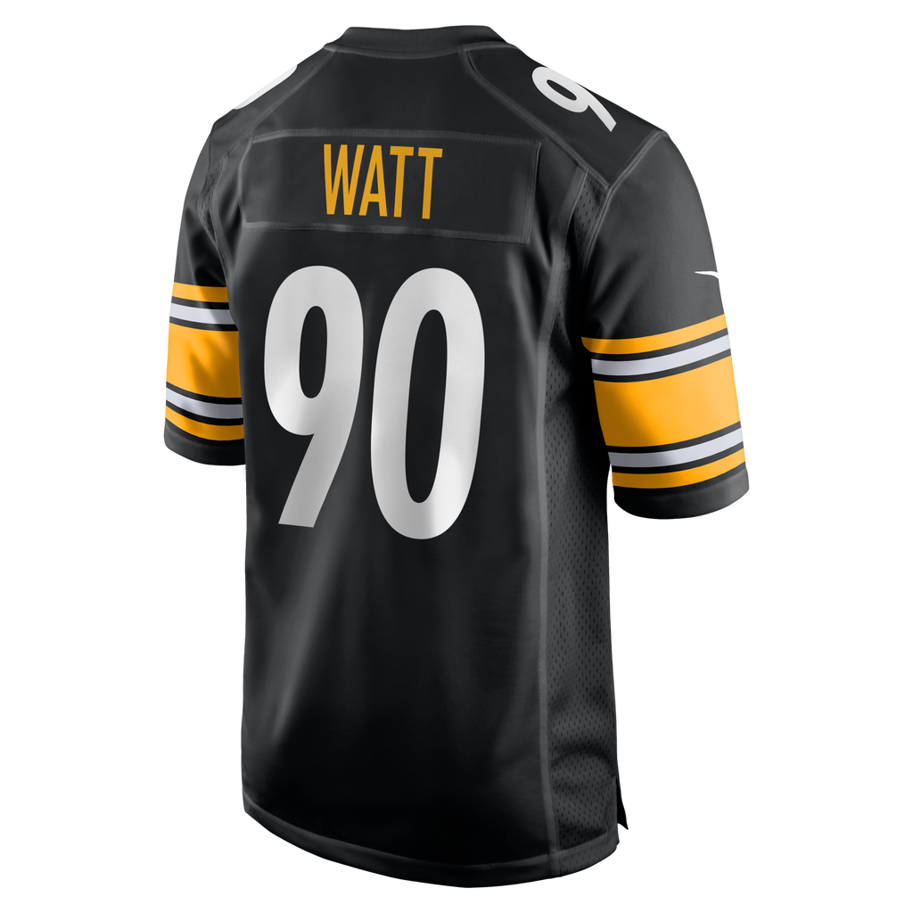 Pittsburgh Steelers T.J. Watt Black Game Football Jersey