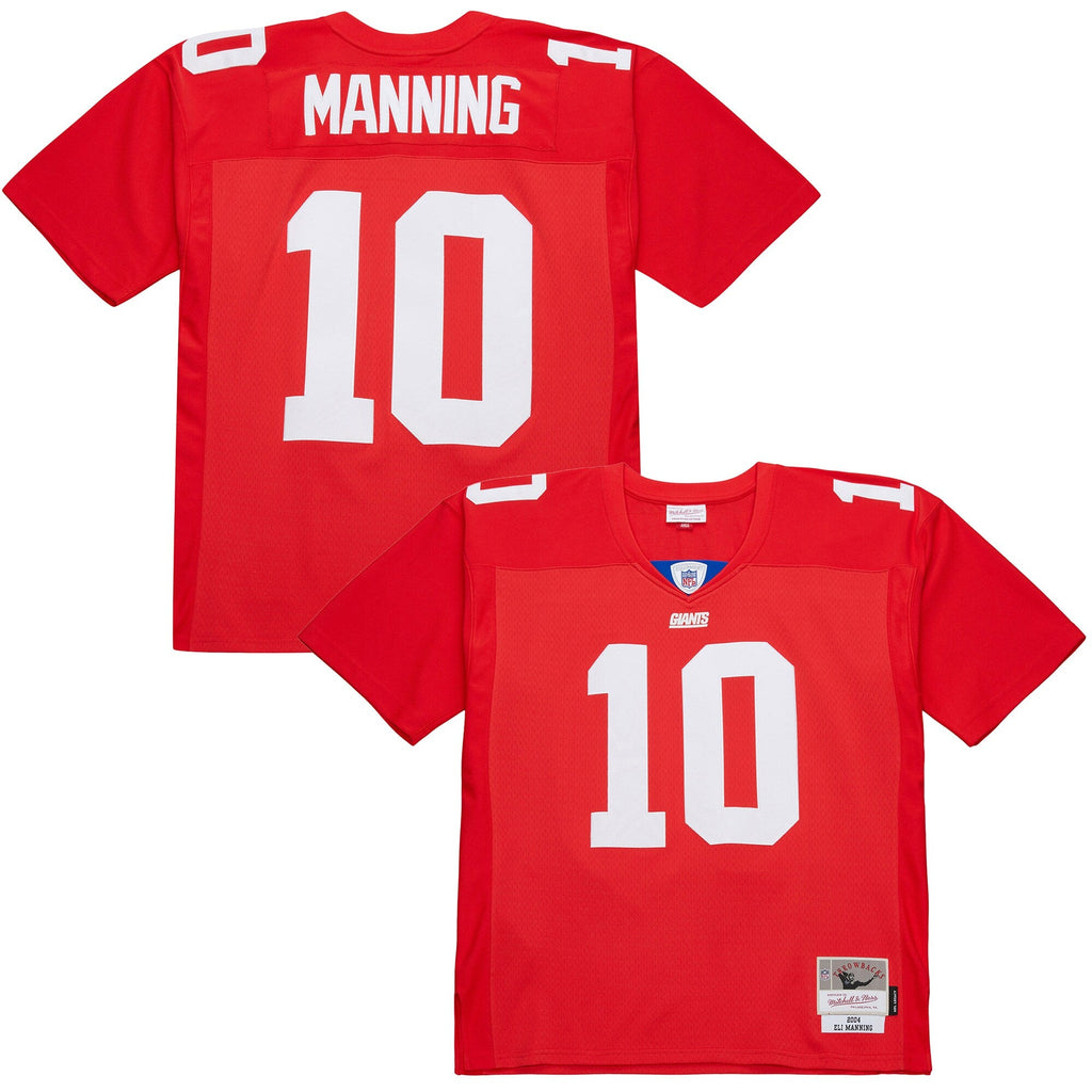 New York Giants Eli Manning Red 2004 Legacy Replica Football Jersey