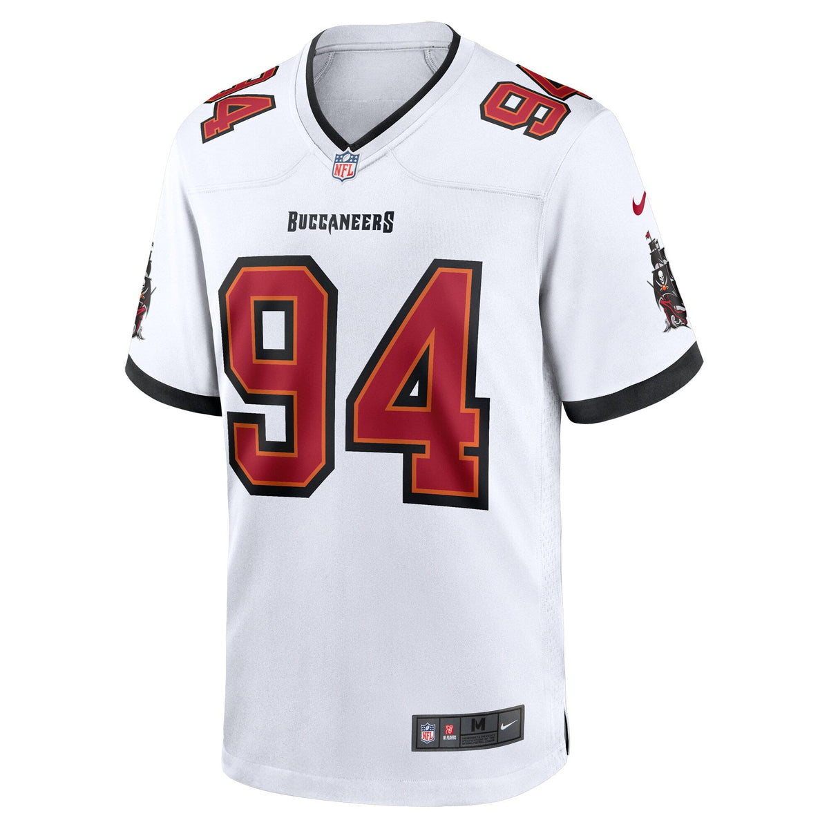 Tampa Bay Buccaneers Calijah Kancey White Game Football Jersey