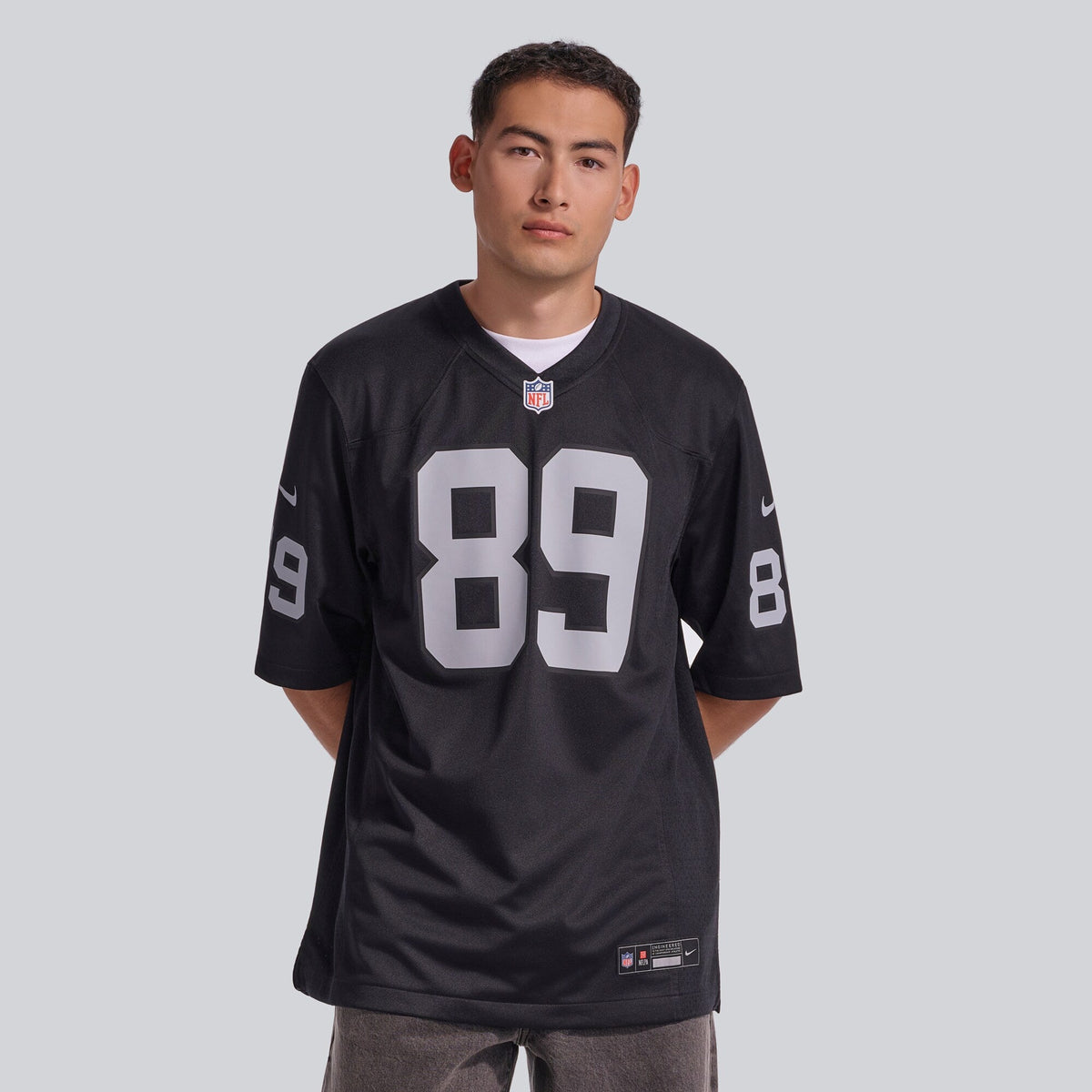 Las Vegas Raiders Brock Bowers Black Player Game Football Jersey