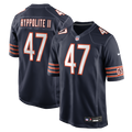 Chicago Bears Ruben Hyppolite II Navy Team Game Football Jersey