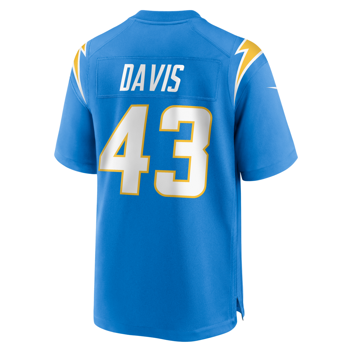 Los Angeles Chargers Michael Davis Powder Blue Game Football Jersey