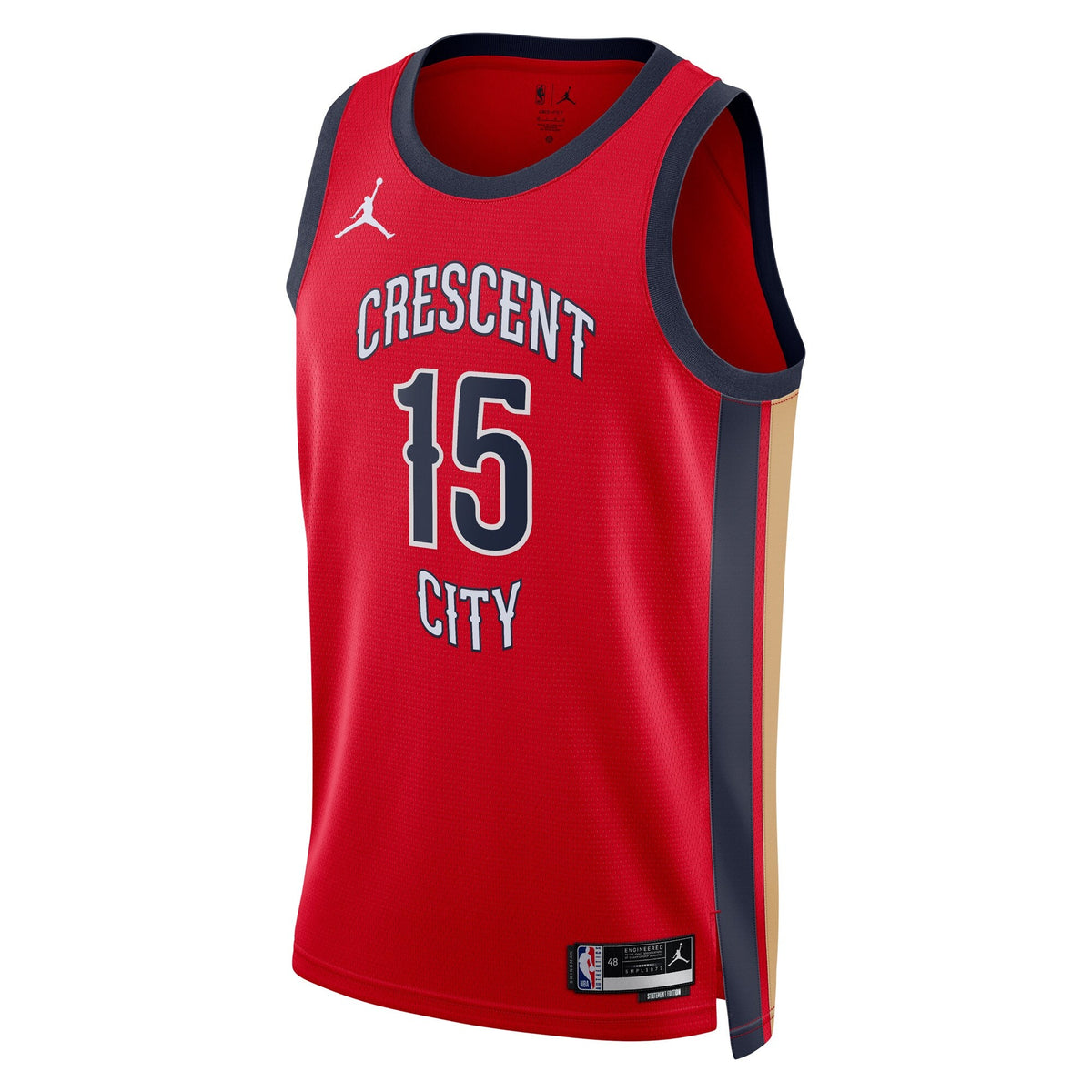 New Orleans Pelicans Statement Edition Swingman Jersey - Red - Jose Alvarado