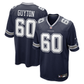 Dallas Cowboys Tyler Guyton Navy Player Game Football Jersey