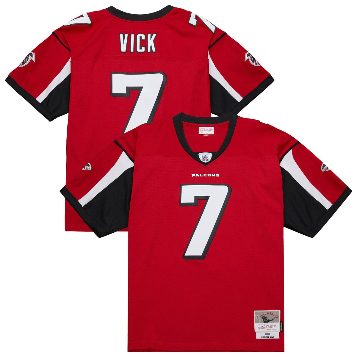 Atlanta Falcons Michael Vick Red 2003 Legacy Replica Football Jersey