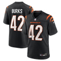 Cincinnati Bengals Oren Burks Black Team Game Football Jersey
