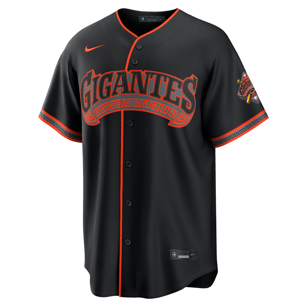 San Francisco Giants Matt Chapman Black Alternate Stadium Baseball Jersey