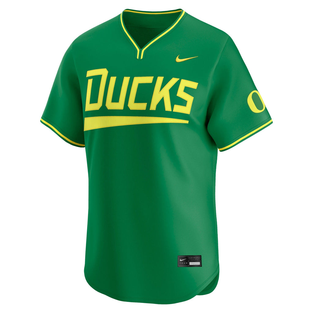 Green Oregon Ducks Baseball Limited Jersey