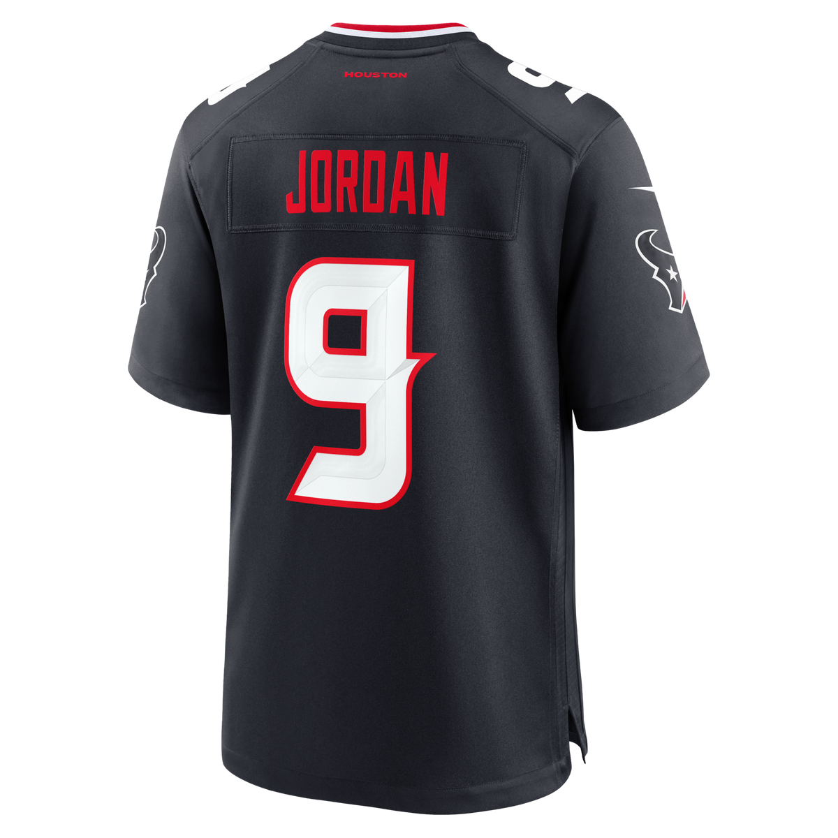 Houston Texans Brevin Jordan Navy Team Game Football Jersey