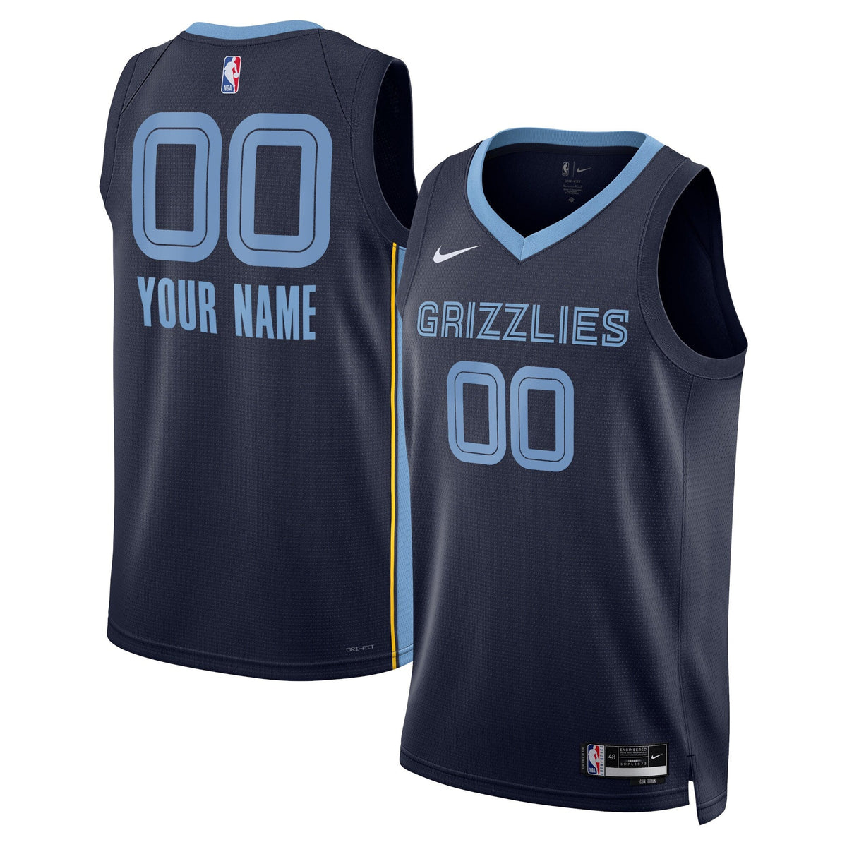 Memphis Grizzlies Icon Swingman Jersey - Custom