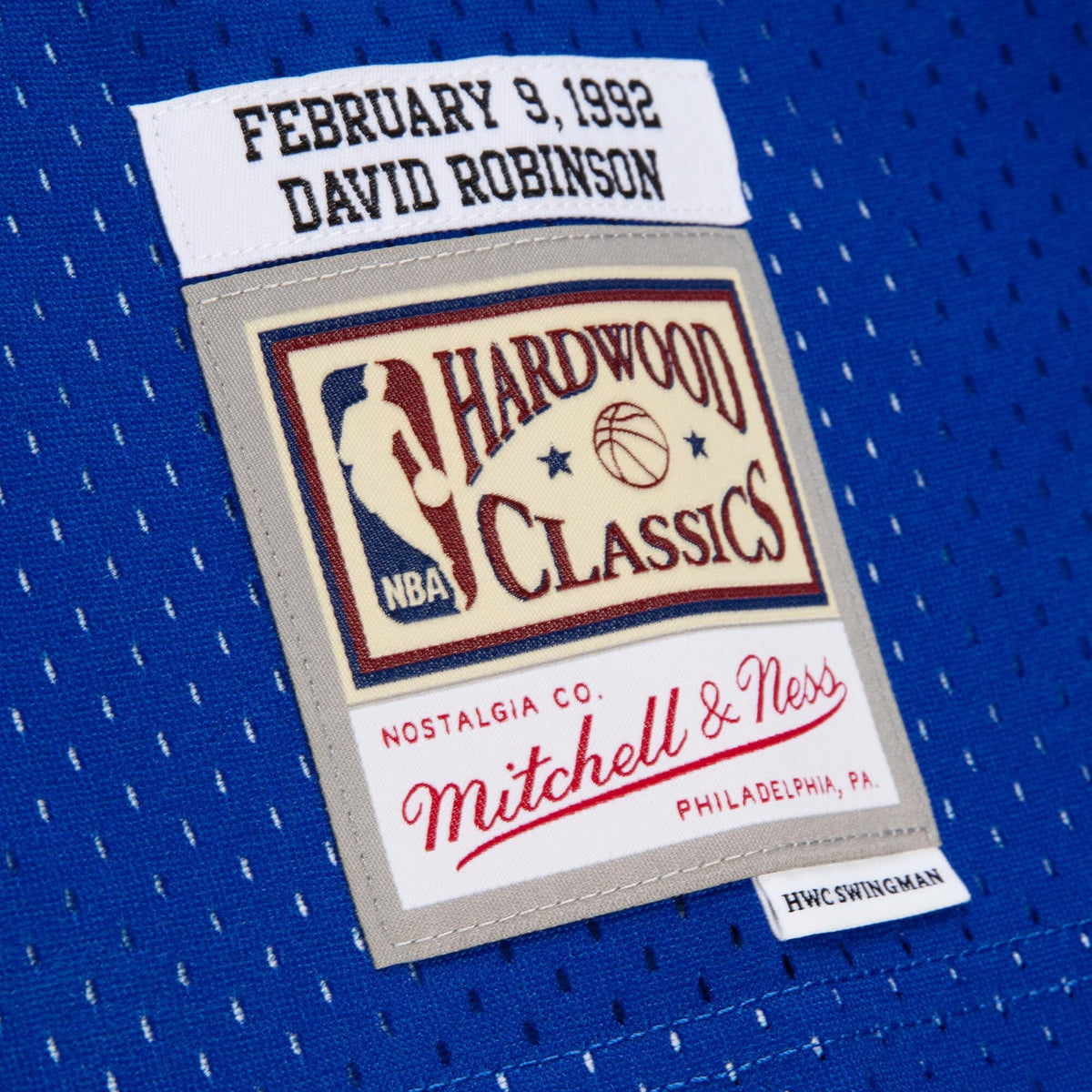 NBA David Robinson 1992 All-Star West Jersey All-Star - Royal Blue