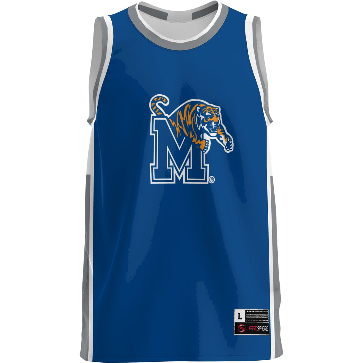 Memphis Tigers Lightweight Basketball Jersey - Blue