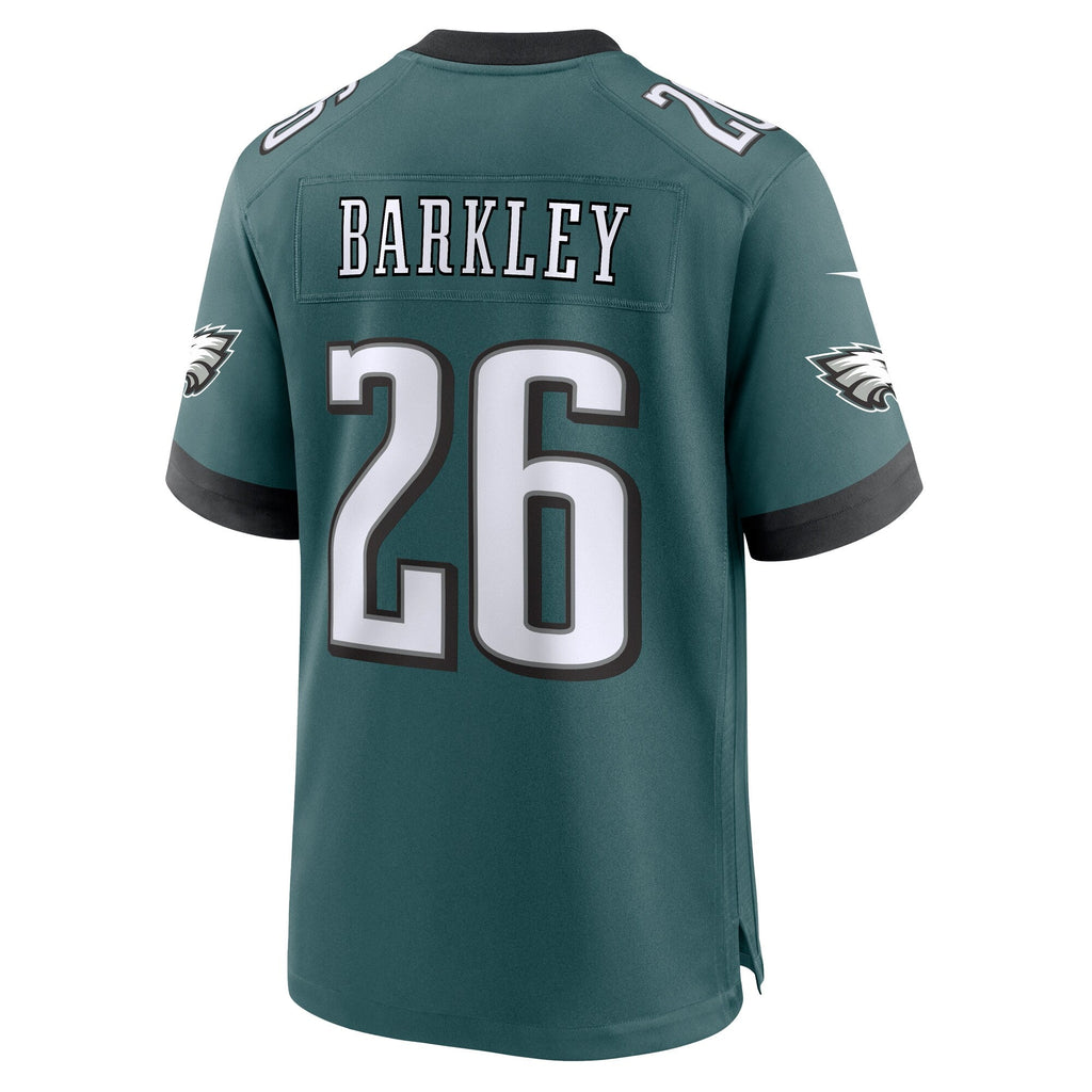 Philadelphia Eagles Saquon Barkley Midnight Green Game Player Football Jersey