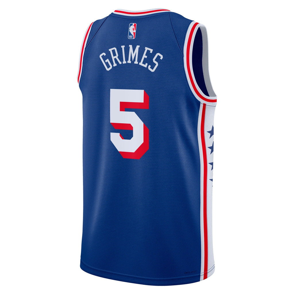 Philadelphia 76ers Icon Edition Swingman Jersey - Royal - Quentin Grimes