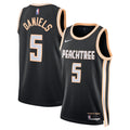 Atlanta Hawks 2025/26 City Edition Swingman Jersey - Black - Dyson Daniels