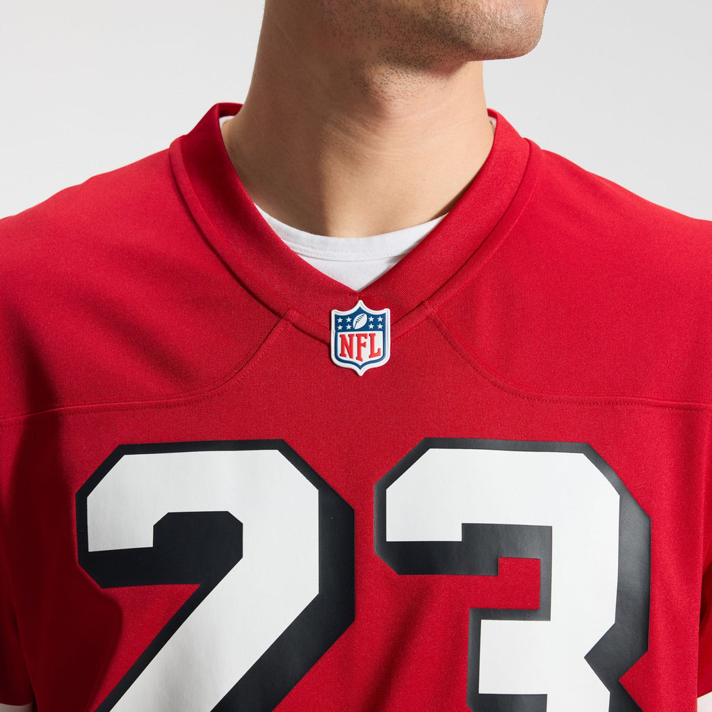 San Francisco 49ers Christian McCaffrey Scarlet Alternate Game Player Football Jersey