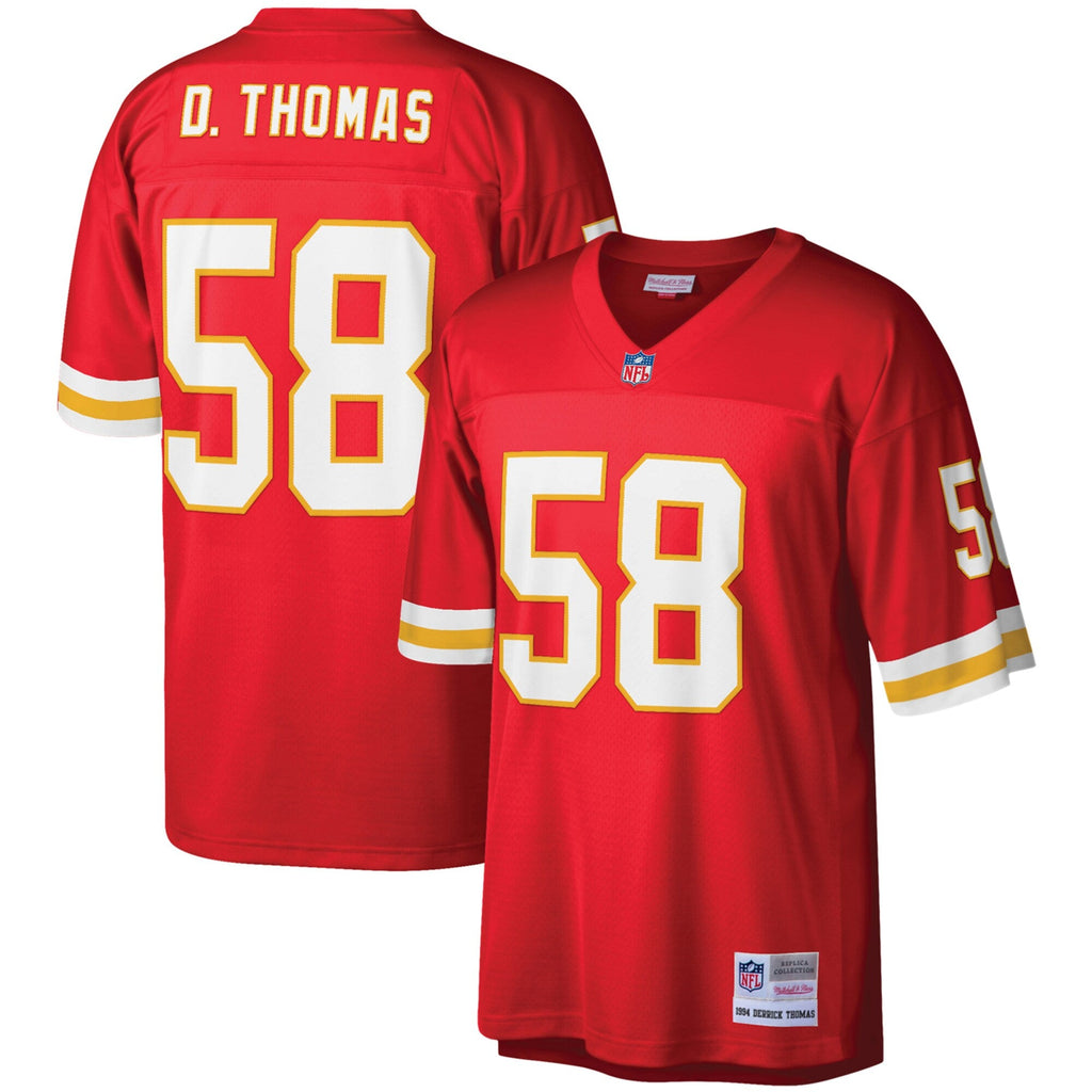 Kansas City Chiefs Derrick Thomas Red Legacy Replica Football Jersey