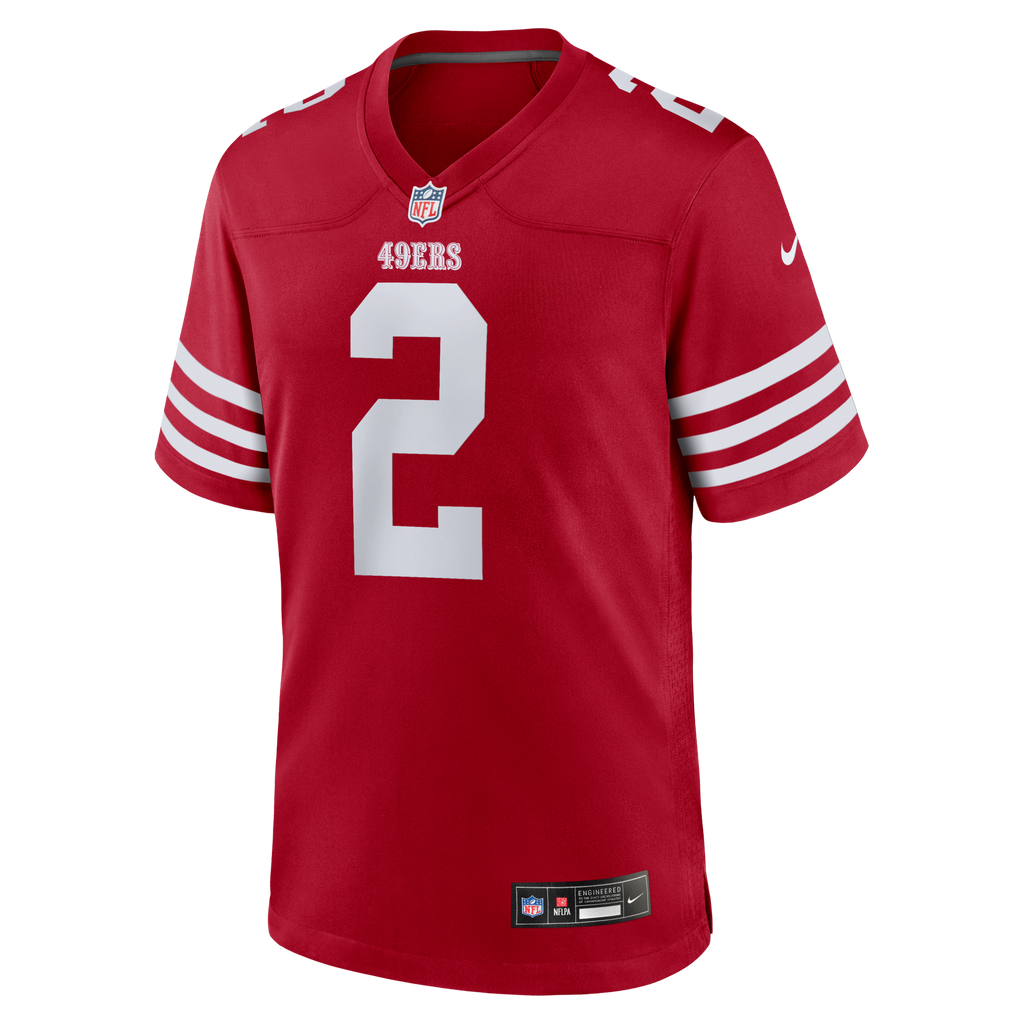 San Francisco 49ers Deommodore Lenoir Scarlet Game Football Jersey