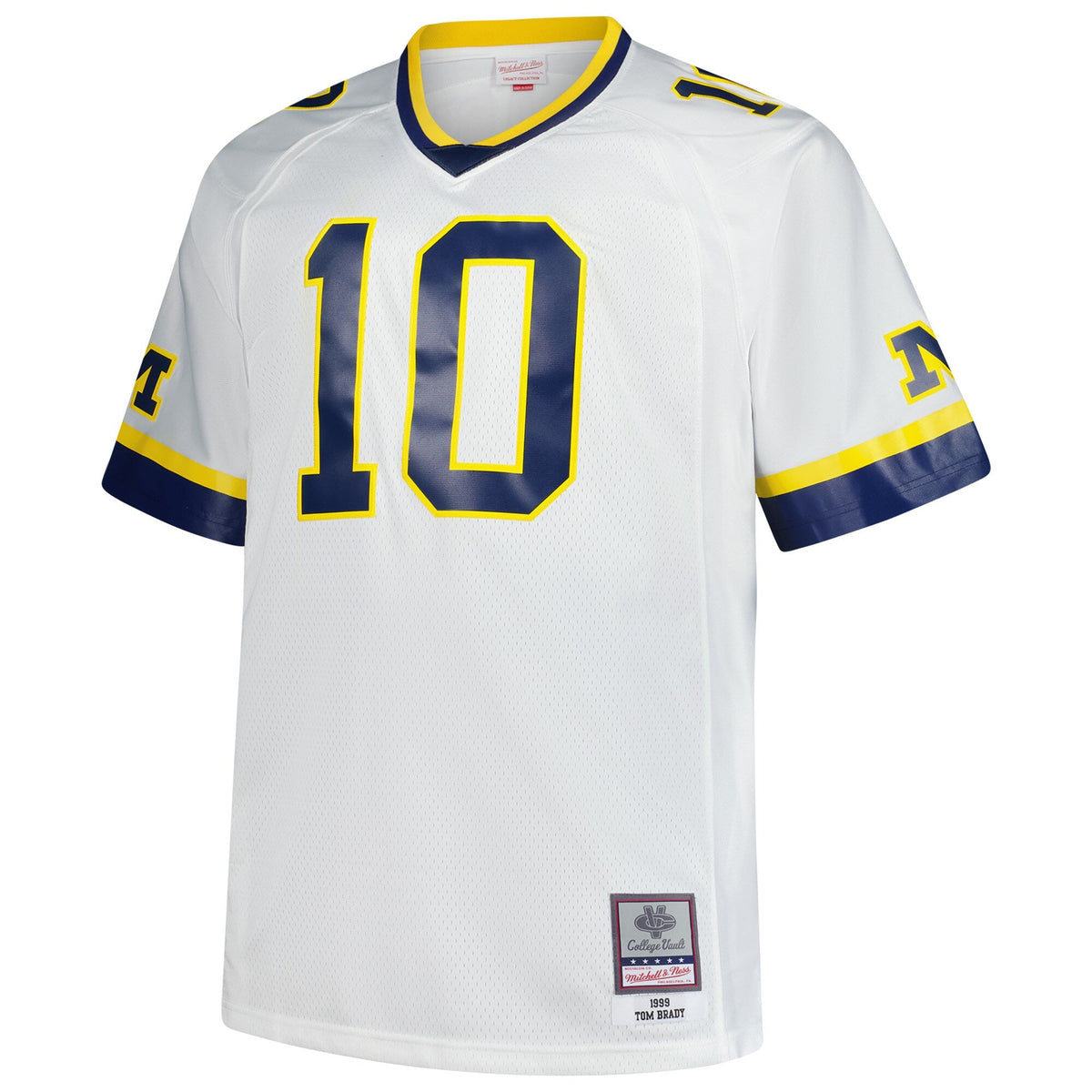 Tom Brady Michigan Wolverines Big & Tall 1999 Legacy Jersey - White