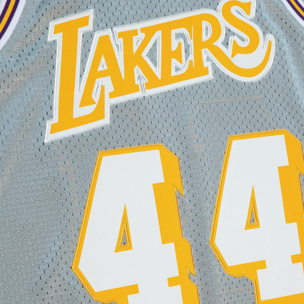 Los Angeles Lakers 1971 75th Swingman Jersey - Silver - Style 204329778
