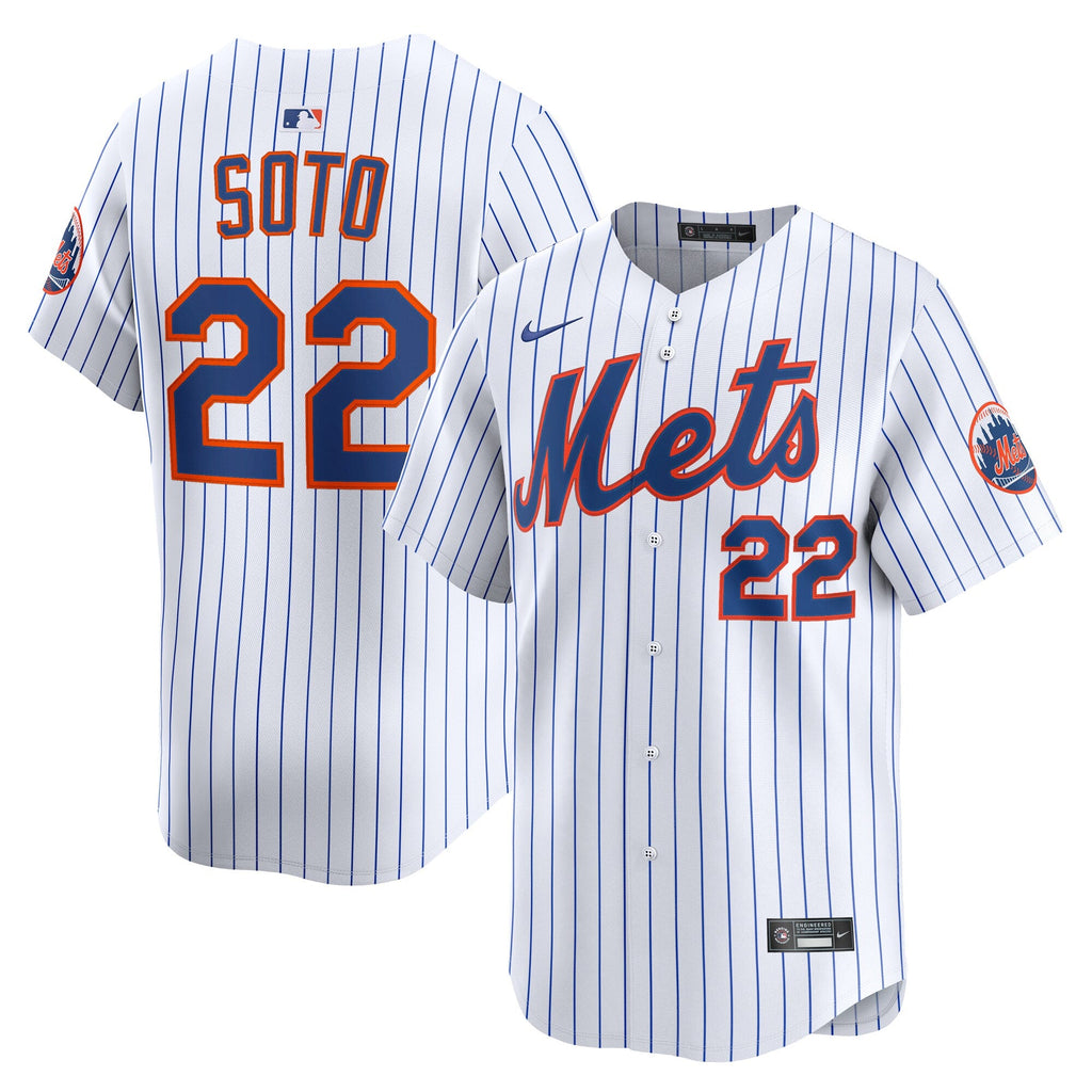 New York Mets White Home Limited Player Baseball Jersey
