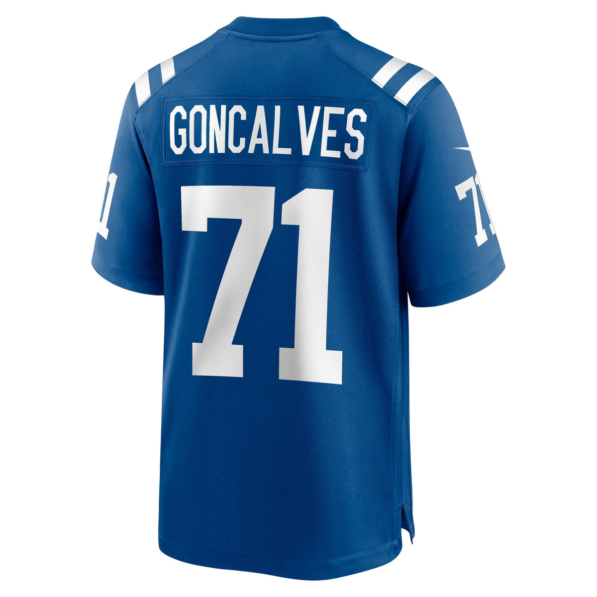 Indianapolis Colts Matt Goncalves Royal Game Football Jersey