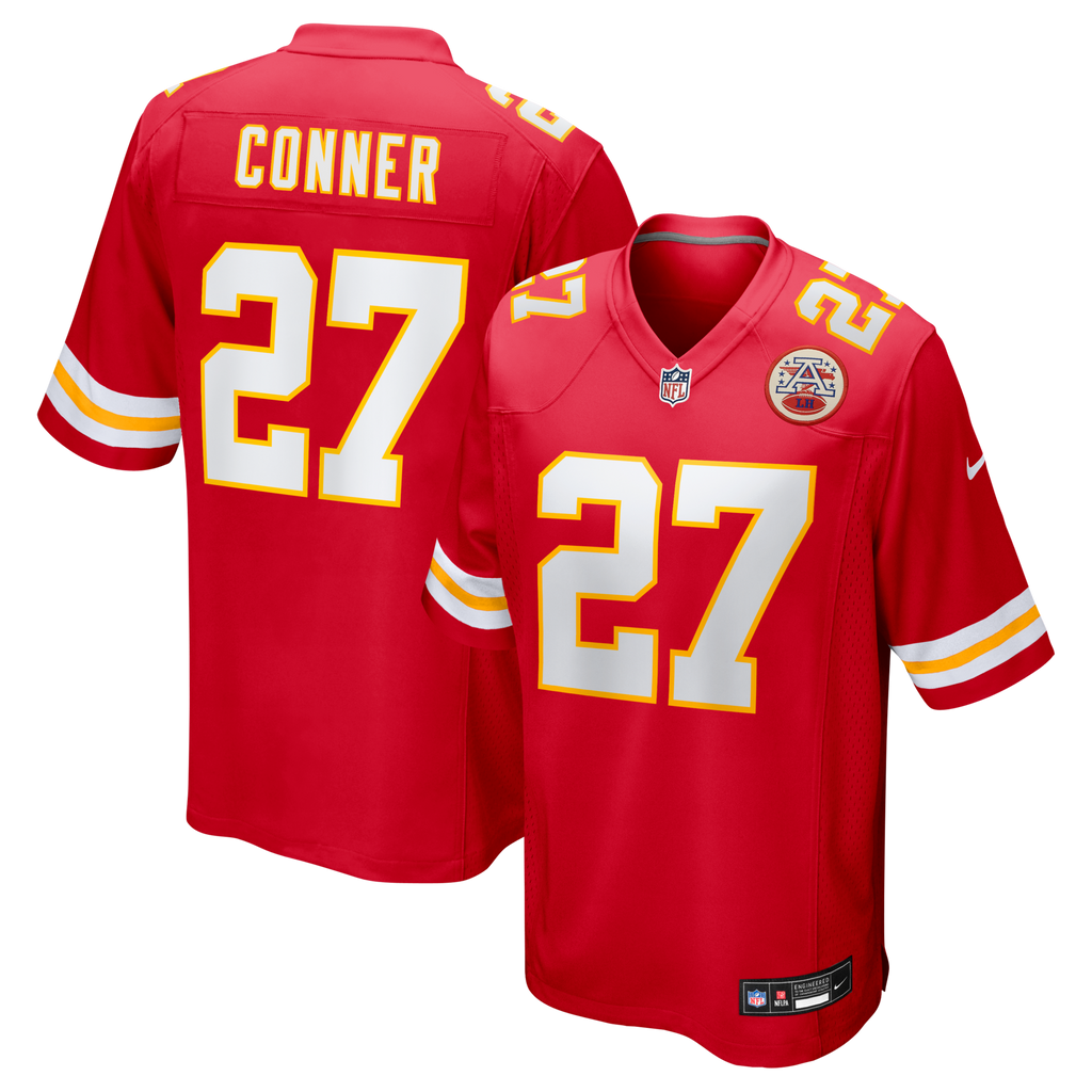 Kansas City Chiefs Chamarri Conner Red Game Football Jersey