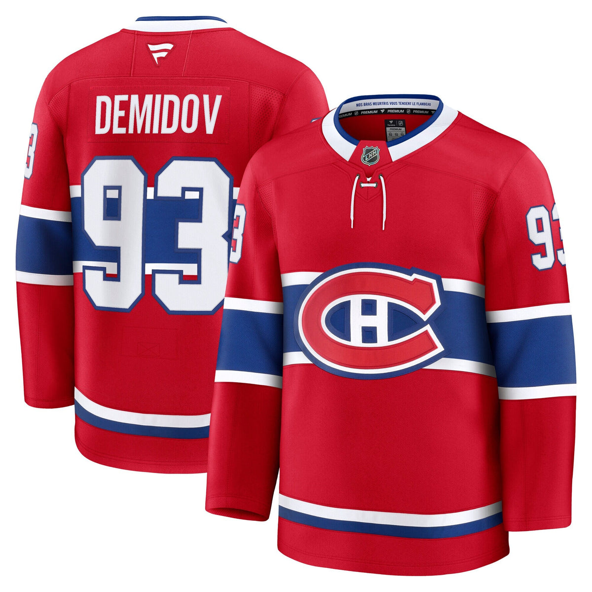 Montreal Canadiens Ivan Demidov Red Home Premium Jersey