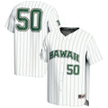 #1 White Hawaii Rainbow Warriors Lightweight Baseball Jersey