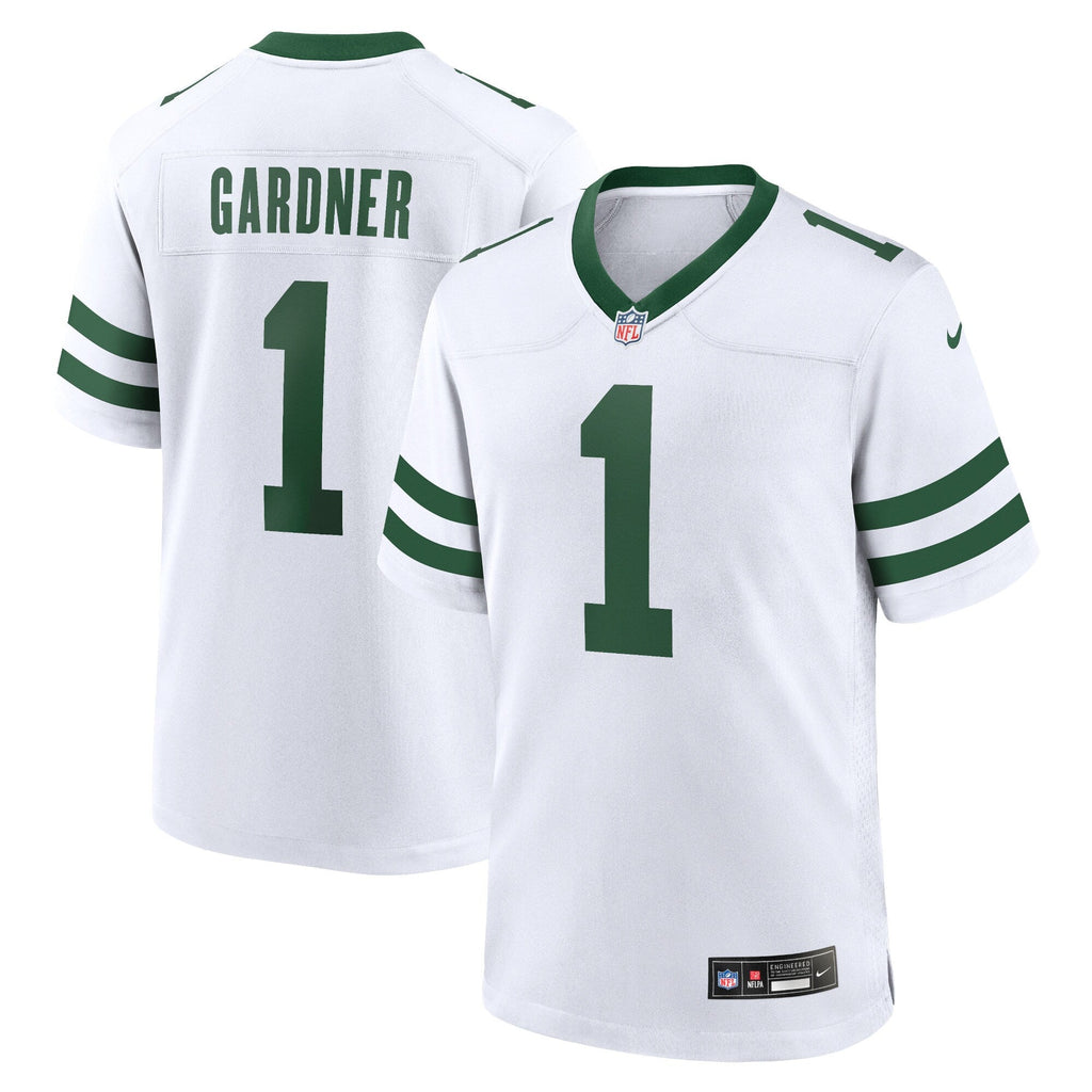New York Jets Ahmad Sauce Gardner Legacy White Game Football Jersey