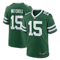 New York Jets Adonai Mitchell Legacy Green Team Game Football Jersey