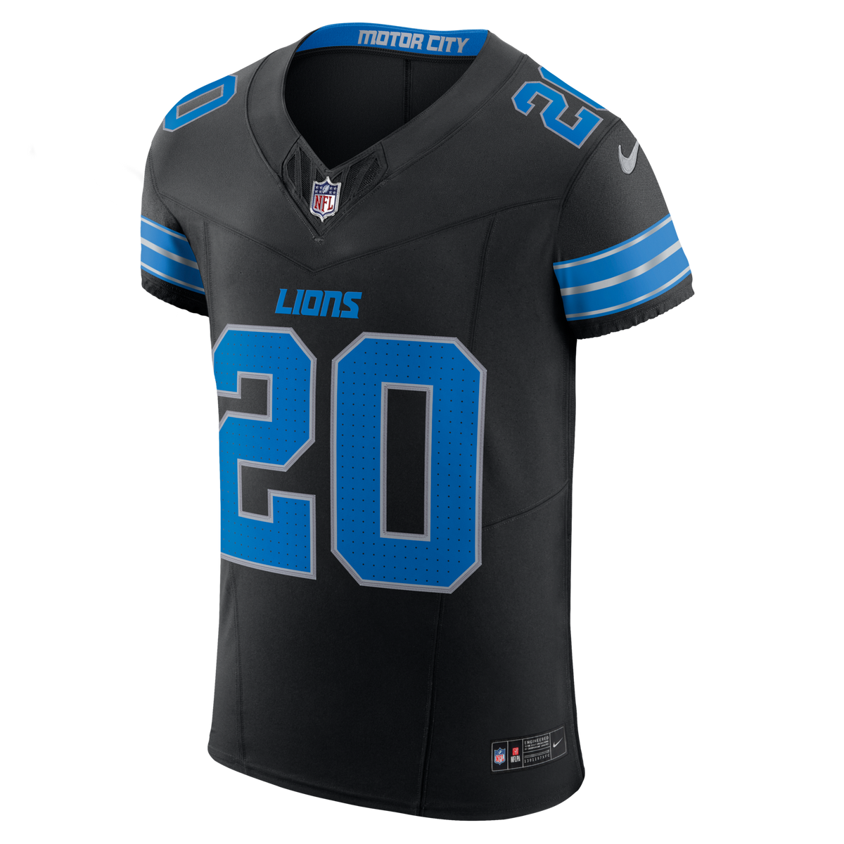 Detroit Lions Barry Sanders Black Alternate Vapor F.U.S.E. Elite Football Jersey