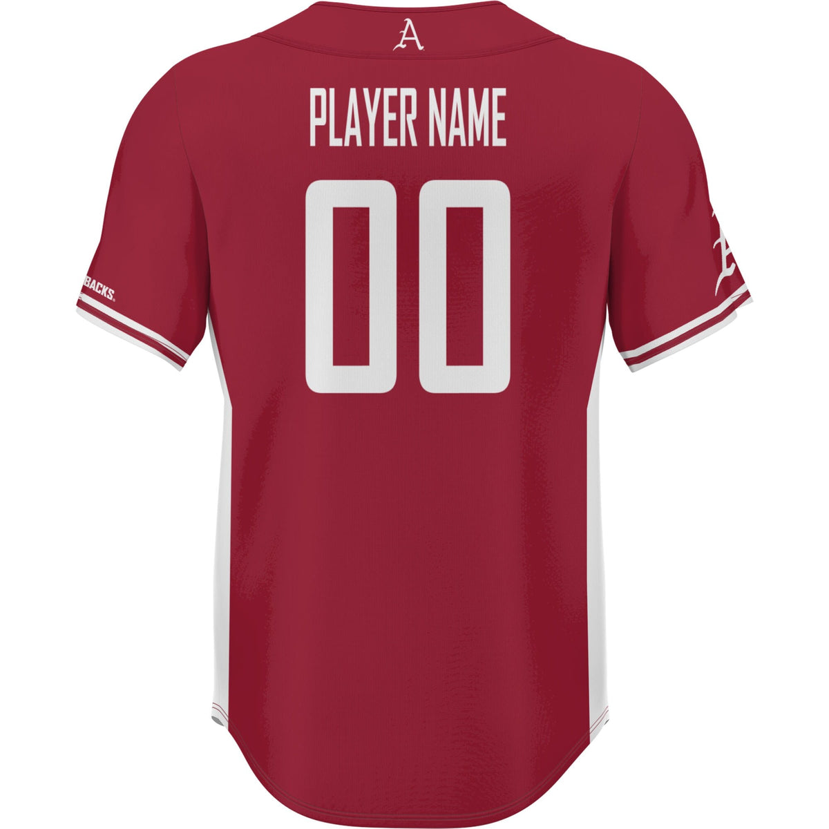 Arkansas Razorbacks NIL Pick-A-Player Lightweight Baseball Jersey - Cardinal