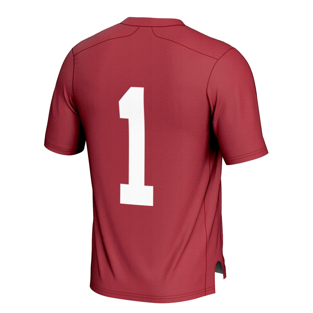 #1 Crimson Alabama Crimson Tide Football Jersey
