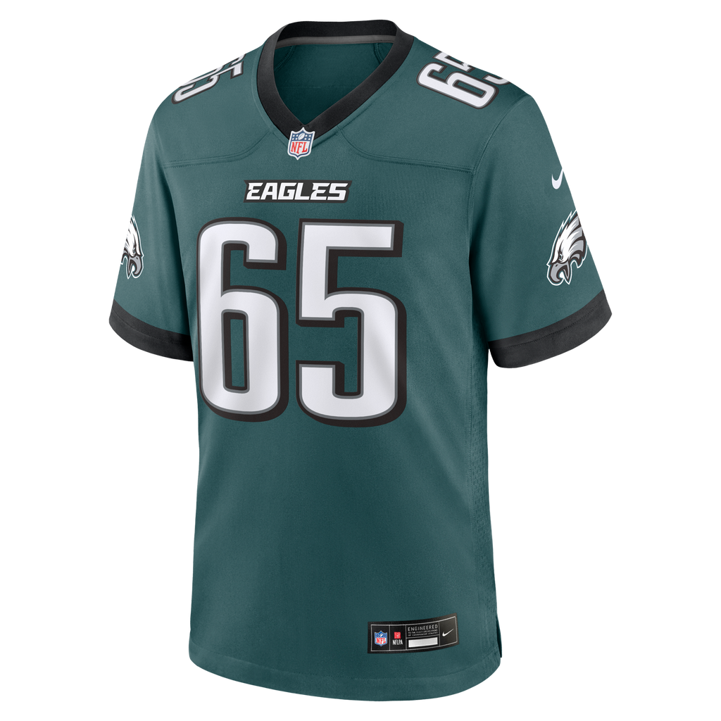 Philadelphia Eagles Lane Johnson Midnight Green Team Game Football Jersey