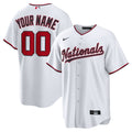 Washington Nationals White Home Custom Replica Baseball Jersey