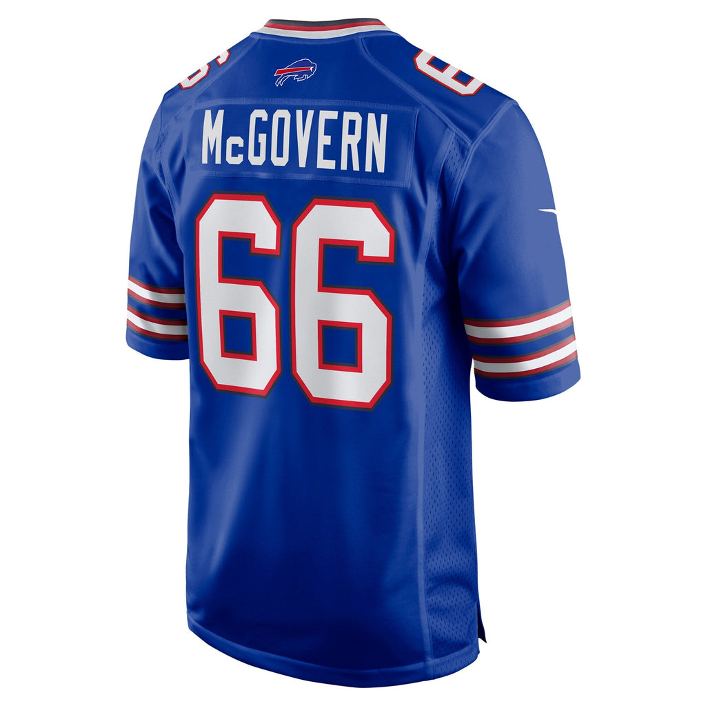 Buffalo Bills Connor McGovern Royal Game Player Football Jersey