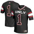 #1 UNLV Rebels Lightweight Football Fashion Jersey - Black