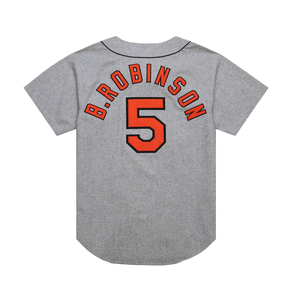 Baltimore Orioles Brooks Robinson Gray Cooperstown Collection 1966 Baseball Jersey