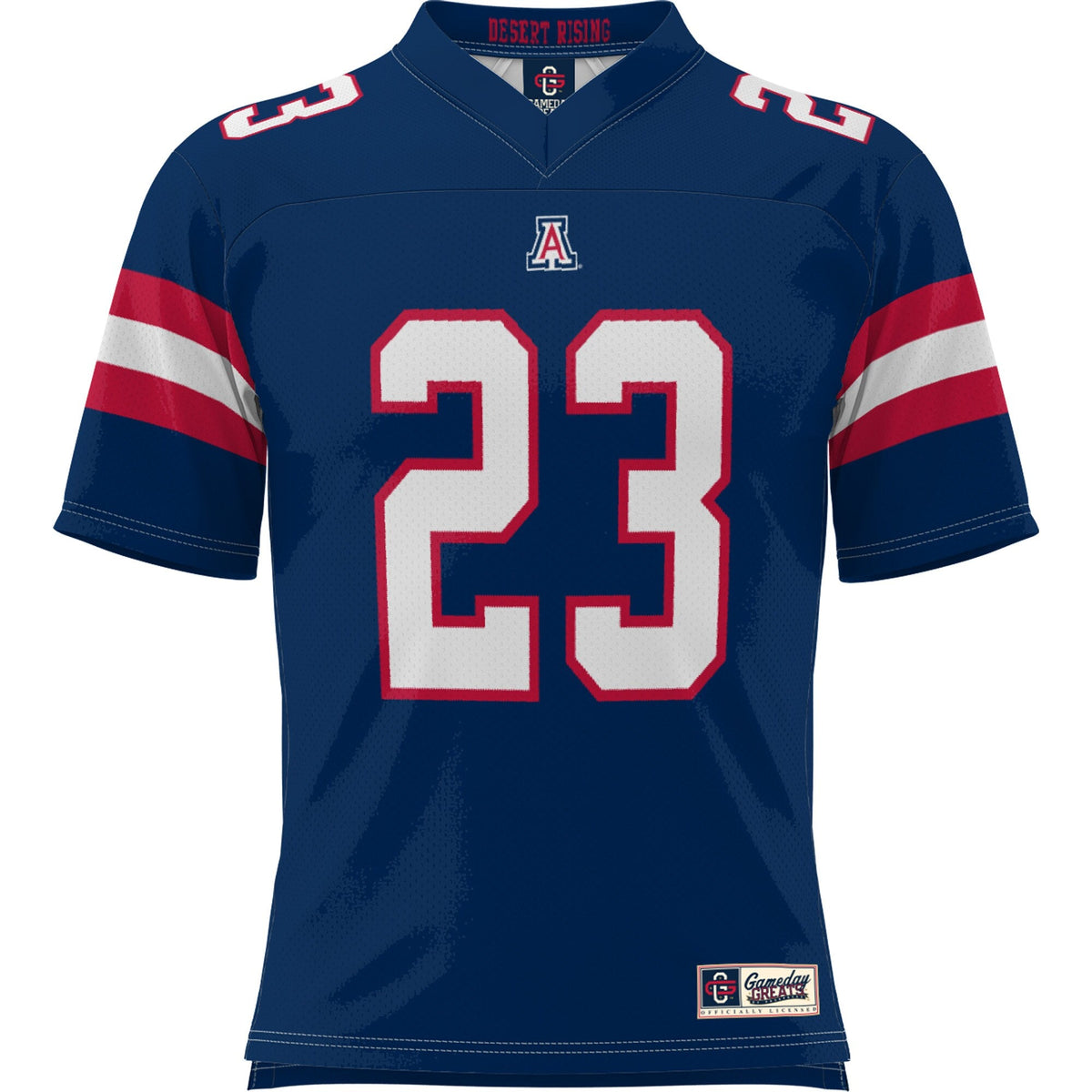 #23 Arizona Wildcats Desert Rising Football Jersey - Navy
