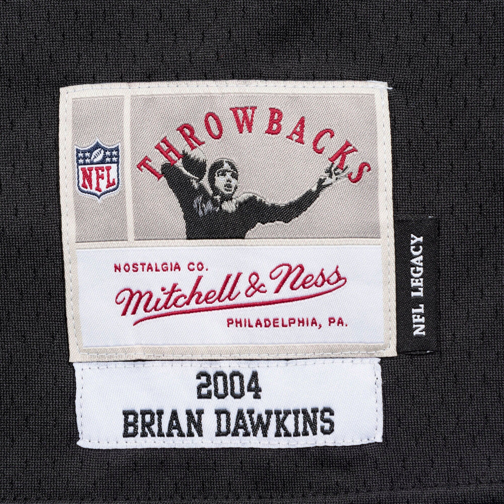 Philadelphia Eagles Brian Dawkins Black Legacy Replica Football Jersey