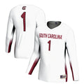 #1 South Carolina Gamecocks Lightweight Volleyball Jersey - White