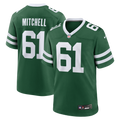 New York Jets Max Mitchell Legacy Green Team Game Football Jersey