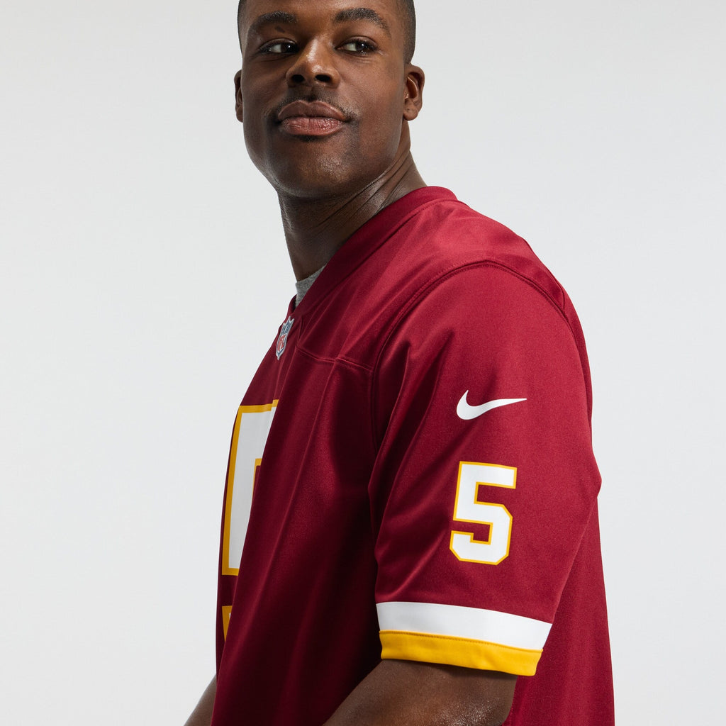 Washington Commanders Jayden Daniels Burgundy Game Football Jersey